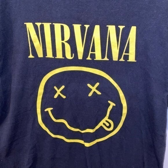 Nirvana Smiley Face T Shirt Large - Picture 2 of 5